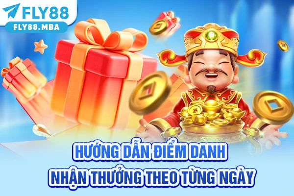 Hướng dẫn điểm danh nhận thưởng theo từng ngày